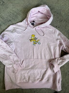 Bart Simpson Illustration on Hoodie